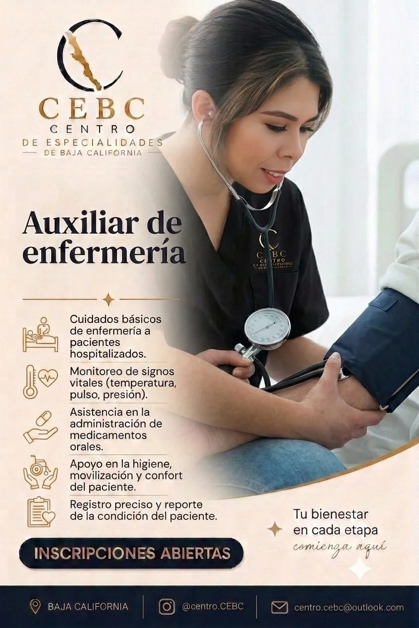 Curso Auxiliar de Enfermería - CEBC